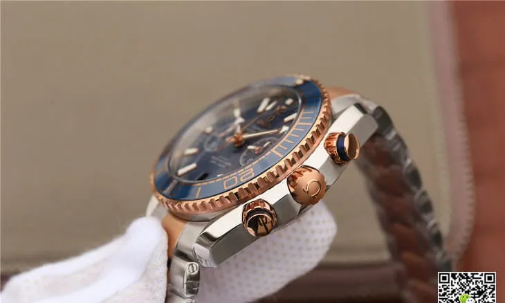 Omega Seamaster Ocean Planet 600M 215.20.46.51.03.001 OM Factory 1:1 Best Edition Replica Watch Blue Bezel
